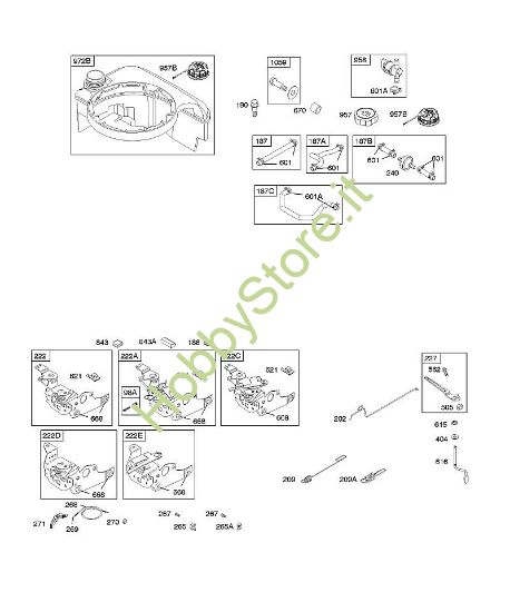 F - Comandi, alimentazione carburante, molla regolatore B&S - 12 €¦ 12F802-1376-01 brand Stihl